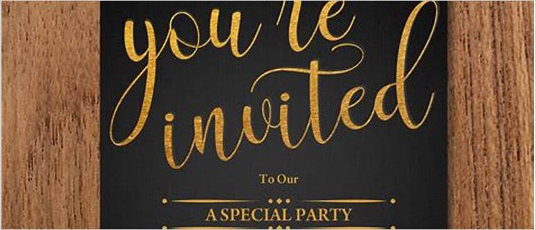 See you there invitation